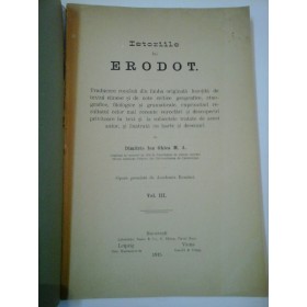 ISTORIILE LUI ERODOT - volumul 3 - 1915 (Herodot)
